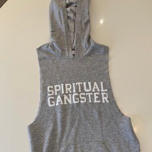 Spiritual gangster muscle t sweatshirt